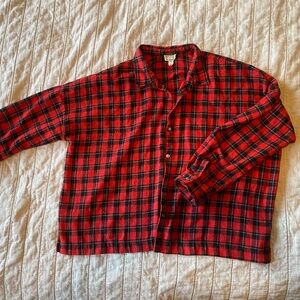 Cropped plaid mo vint
